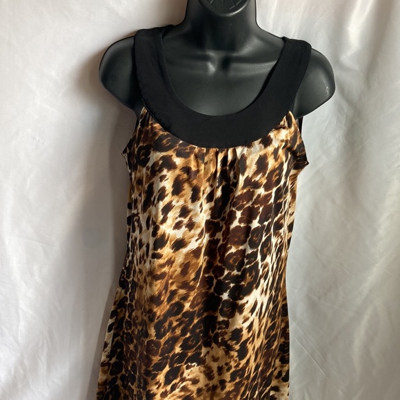 Elementz Animal Print Tank Dress Size Small - Picture 4 of 11